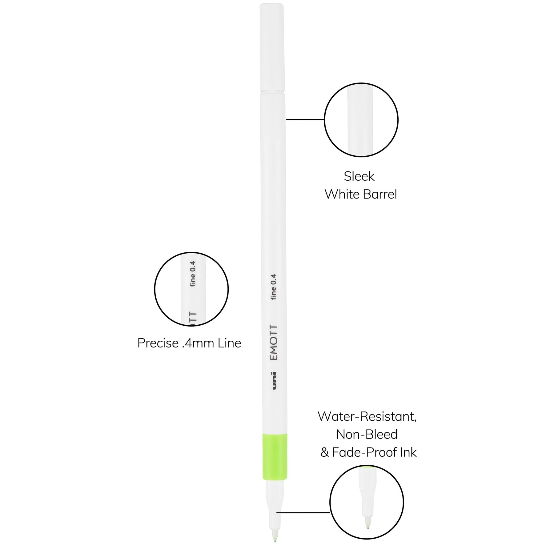 uni® EMOTT, Fine Line Marker