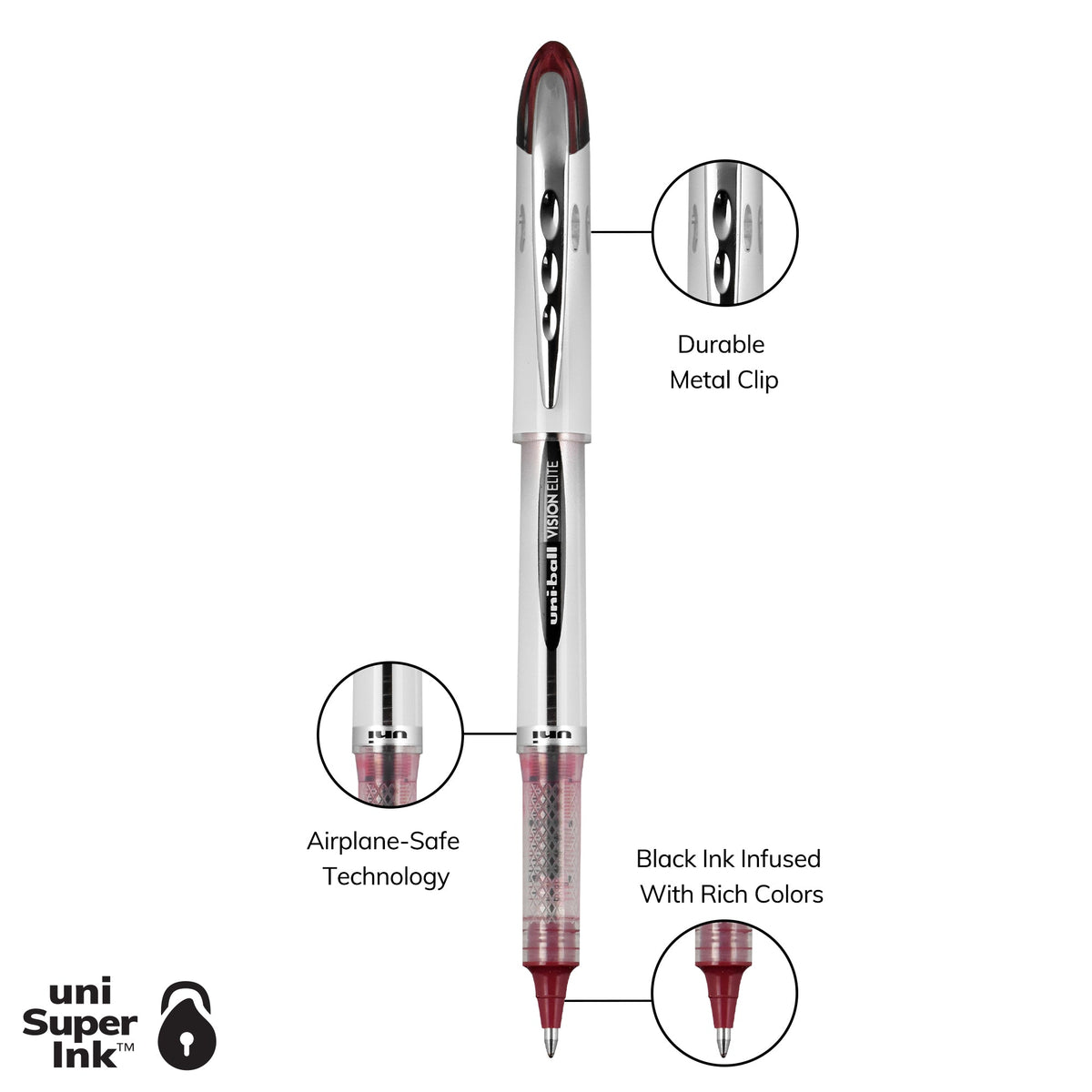 uniball™ Vision Elite BLX, Rollerball Pen