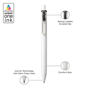 uniball™ ONE, Gel Pen, White Barrel
