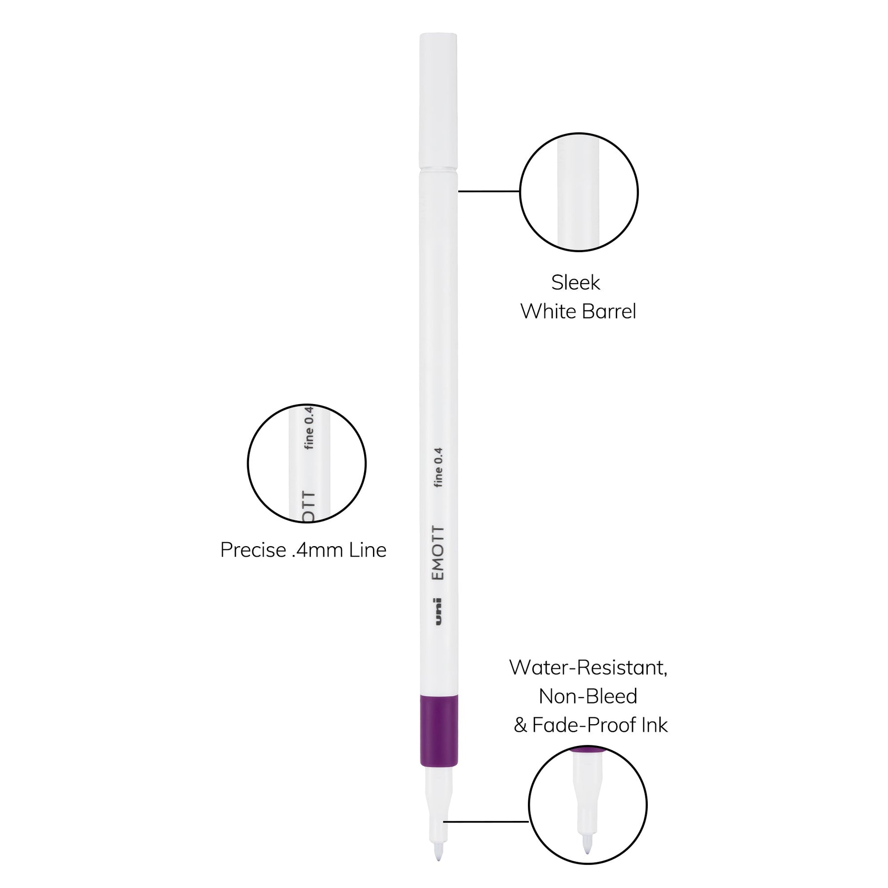 uni® EMOTT, Fine Line Marker