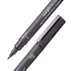 uni® Pin, Fine Line Drawing Pen, Brush Tip