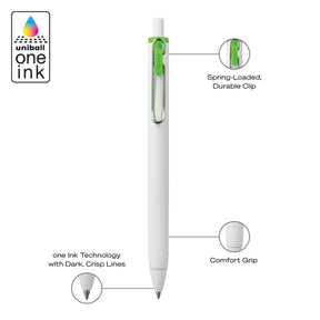 uniball™ ONE, Gel Pen, White Barrel