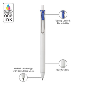 uniball™ ONE, Gel Pen, White Barrel