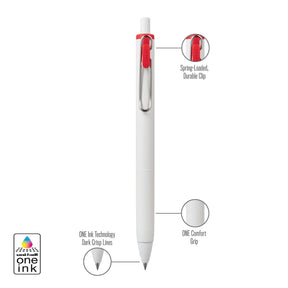uniball™ ONE, Gel Pen, White Barrel